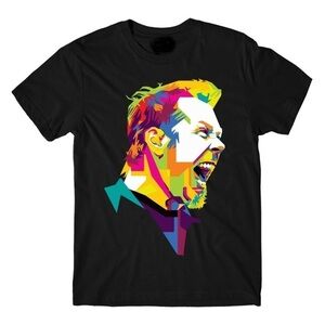 Metallica James Pop Art Classic Rock Fan Retro Unisex T-Shirt